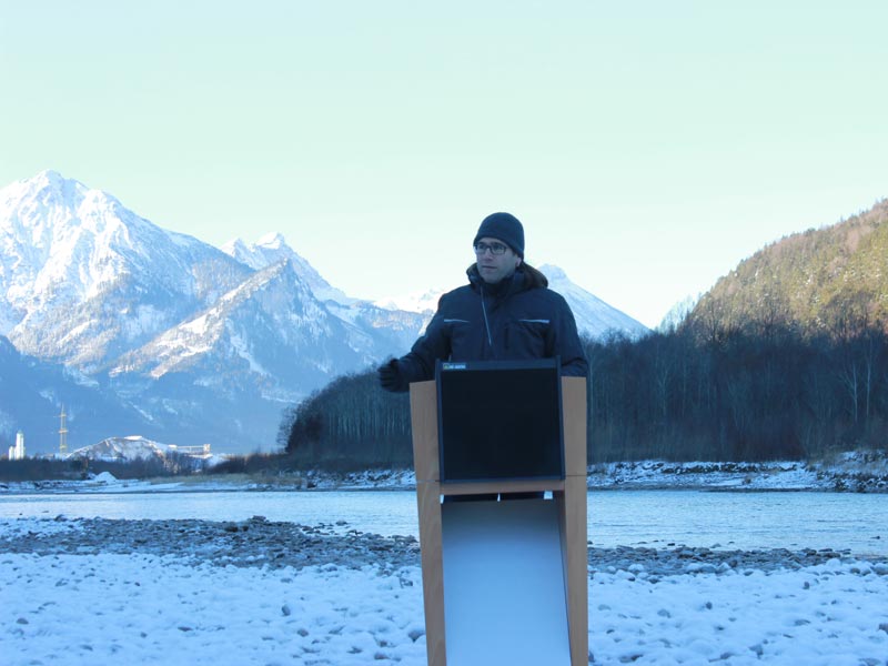 Martin Mohr stellt das Bauvorhaben C.11 vor